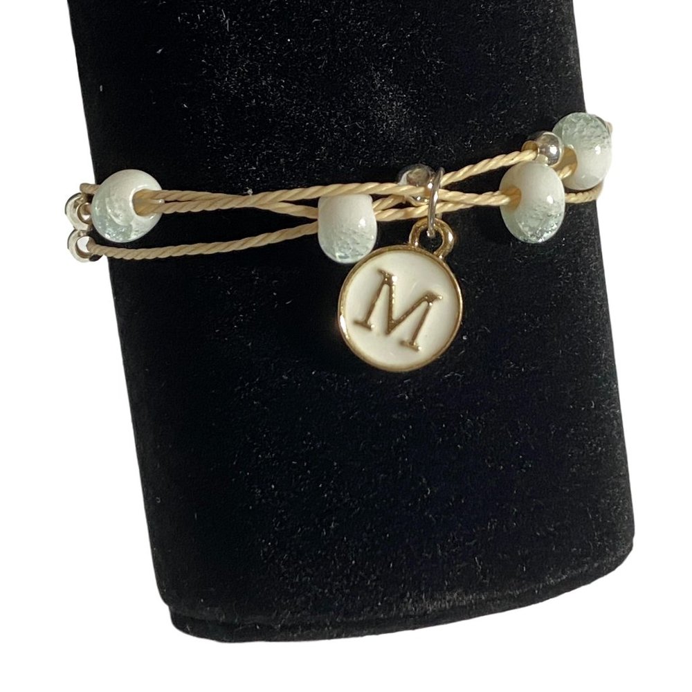 Rope and chain letter bracelet M - Picture 4 of 5